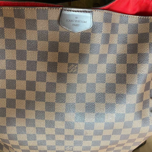 TRADED💕Louis Vuitton Graceful MM Damier hobo bag purse - Picture 12 of 15